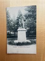 Postkaart Leuven: La statue du Père Damien, Verzamelen, Verzenden, 1920 tot 1940, Ongelopen, Vlaams-Brabant