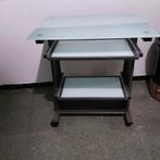 Bureau met uitschuifbare lade's, Huis en Inrichting, Bureaus, Ophalen, Met wielen, Zo goed als nieuw, Bureau