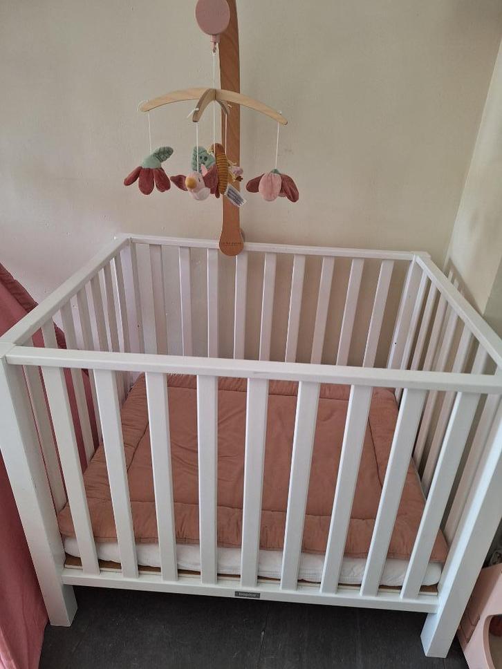 Babypark, Kinderen en Baby's, Babyparken, Zo goed als nieuw, Vierkant, In hoogte verstelbaar, Boxkleed, Ophalen