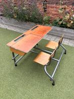 Vintage schoolbankje, Kinderen en Baby's, Ophalen, Gebruikt, Overige typen