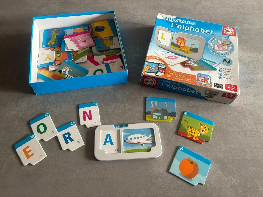 Jeu pour enfants - Apprenons l'alphabet, 1 ou 2 joueurs, Enlèvement ou Envoi, Comme neuf