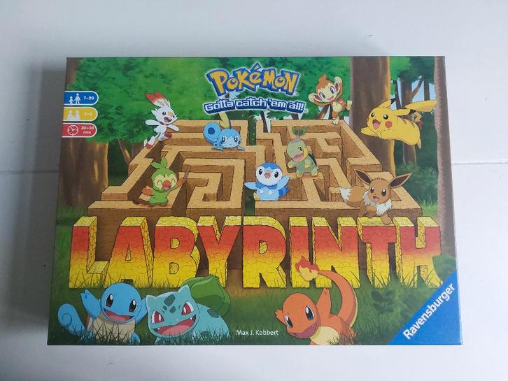 Pokémon Labyrinth - Bordspel, +7 jaar, 2-4 spelers, Enfants & Bébés, Jouets | Autre, Comme neuf, Enlèvement