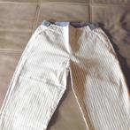 gestreepte stoffen lange broek, Ophalen of Verzenden, Blauw