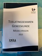 Modelvragen toelatingsexamen geneeskunde, Ophalen, Zo goed als nieuw