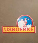 Sticker autocollant Ijsboerke ancien, Collections, Enlèvement ou Envoi