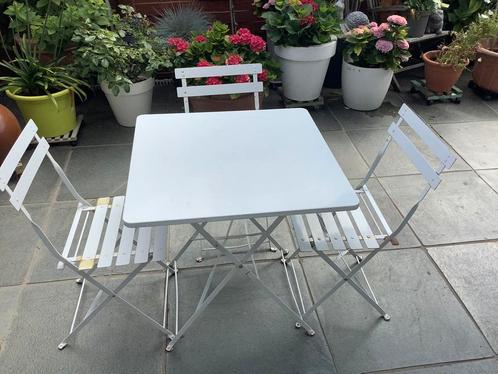 Ijzeren terrasset, Tuin en Terras, Tuinmeubel-accessoires, Zo goed als nieuw, Ophalen