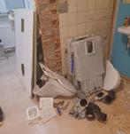 2 hangtoiletten grohe volledig en kleine lavabo, Ophalen, Gebruikt, Toilet