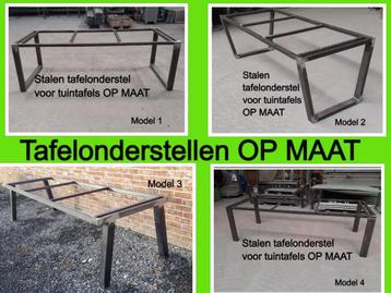 Uw tafelonderstel OP MAAT - tuintafel - bartafel - eettafel  beschikbaar voor biedingen