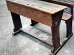 Vintage schoolbank, Ophalen