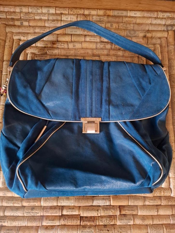 Kipling tas azul, Handtassen en Accessoires, Tassen | Schoudertassen, Zo goed als nieuw, Kipling, Blauw, Ophalen of Verzenden