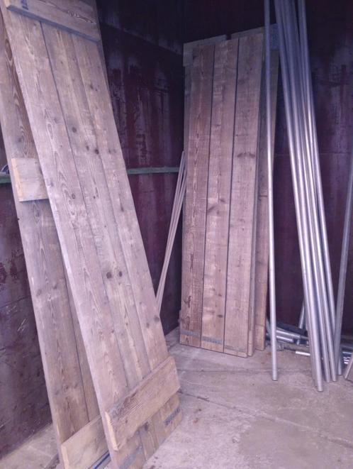 Steigerhout/buizen, Doe-het-zelf en Bouw, Hout en Planken, Gebruikt, Overige typen, Steigerhout, 250 tot 300 cm, 25 tot 50 mm