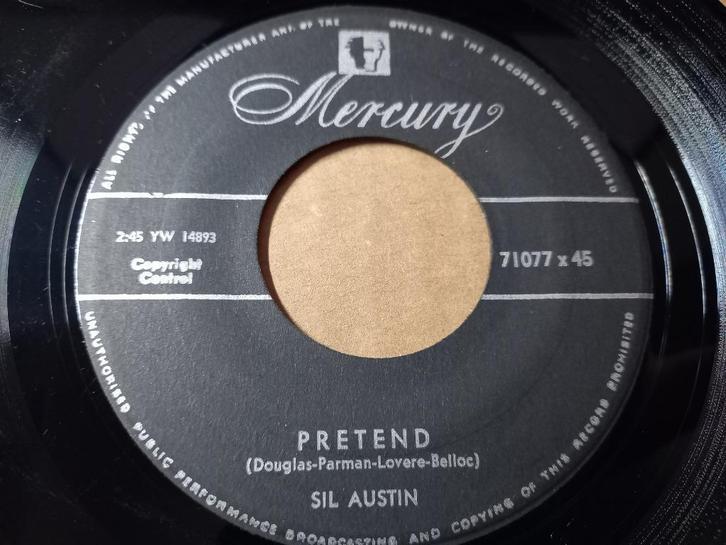 Sil Austin ‎– Pretend / Seven Days In Barcelona '7, CD & DVD, Vinyles Singles, Comme neuf, Single, Jazz et Blues, 7 pouces, Enlèvement ou Envoi