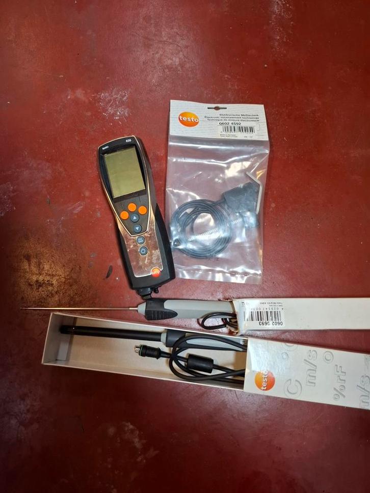 Testo 635 professionele meetmeter, Doe-het-zelf en Bouw, Meetapparatuur, Accessoires, Ophalen