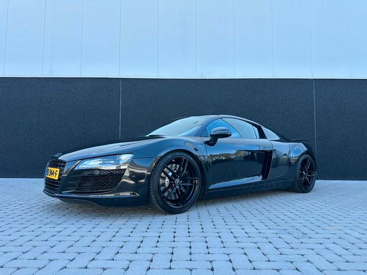 Audi R8 4.2 V8 FSI Quattro TECK BLACK 475PK Volledige Onderh, Auto's, Audi, Bedrijf, R8, 4x4, ABS, Adaptieve lichten, Airbags