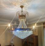KRISTAL LUCHTER, Huis en Inrichting, Lampen | Kroonluchters, Ophalen, Zo goed als nieuw, Glas, KLASSIEK KROONLUCHTER
