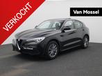 Alfa Romeo Stelvio 2.2 D 160 Super SUNROOF/PANO | LED | NAVI, Auto's, Alfa Romeo, Gebruikt, 4 cilinders, Zwart, Bedrijf