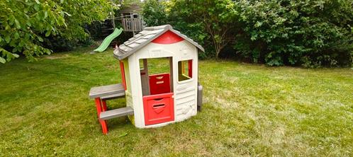 Smoby Nero Jura Lodge met veel accessoires, Kinderen en Baby's, Speelgoed | Buiten | Speelhuisjes, Gebruikt, Ophalen