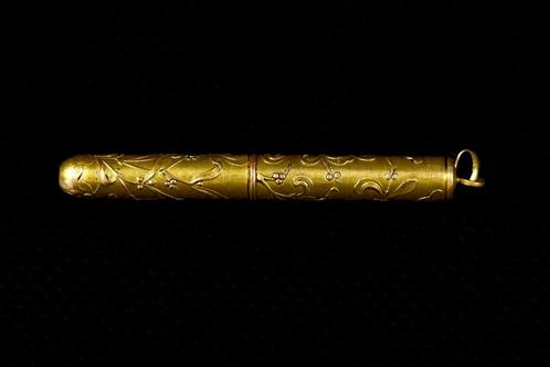 vergulde tandenstoker, Antiek en Kunst, Antiek | Overige Antiek, Ophalen
