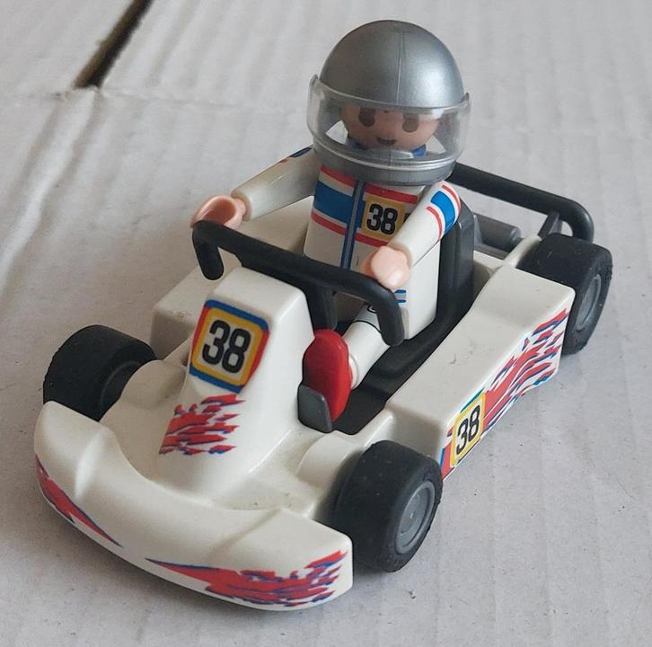 Playmobil 4932 - Go kart bestuurder, Kinderen en Baby's, Speelgoed | Playmobil, Gebruikt, Complete set, Ophalen of Verzenden