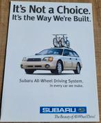 Postkaart/ reclamekaart: Subaru, Verzamelen, Ophalen of Verzenden, 1980 tot heden, Ongelopen, Voertuig