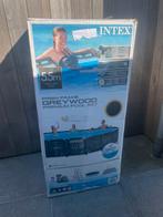 zwembad greenwoud 5m49x1m22 hoog koopje 100 euro, Tuin en Terras, Zwembaden, Ophalen, Gebruikt