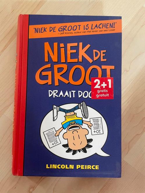 Lincoln Peirce - Niek de Groot draait door, Boeken, Kinderboeken | Jeugd | 10 tot 12 jaar, Zo goed als nieuw, Ophalen of Verzenden