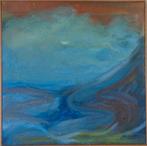 MARC KENNES / BLAUWE ABSTRACTIE / OLIEVERF / 62x61cm / SIG, Enlèvement ou Envoi