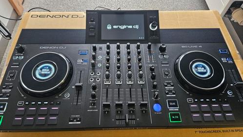 Denon dj sc live 4 dj controller inclusief flightcase, Muziek en Instrumenten, Dj-sets en Draaitafels, Zo goed als nieuw, Ophalen