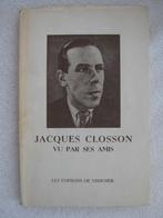 Rideau de Bruxelles Jacques Closson - EO 1948 tir. lim. déd., Livres, Histoire nationale, Utilisé, Enlèvement ou Envoi