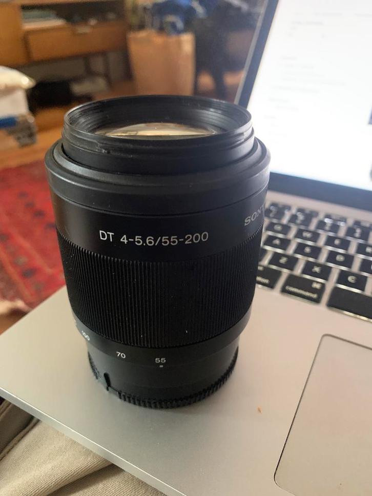 Sony DT 55-200mm f/4-5.6 voor sony A mount, Audio, Tv en Foto, Foto | Lenzen en Objectieven, Zo goed als nieuw, Ophalen of Verzenden