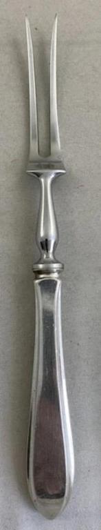 Gero 90 Puntfilet 618 Verzilverde Trancheervork Serveervork, Huis en Inrichting, Verzenden, Zo goed als nieuw