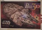 Puzz3d star wars millennium falcon 3d puzzel, Comme neuf, Autres types, Enlèvement