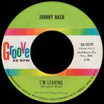 Johnny Nash ‎– I'm Leaving '' Popcorn '', Gebruikt, Ophalen of Verzenden, R&B en Soul, 7 inch
