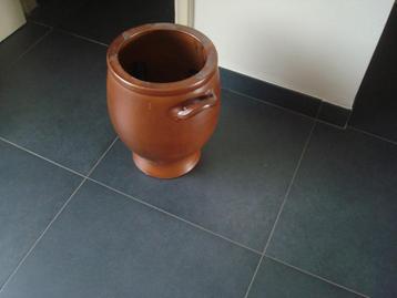 aardewerk smoutpot (vetpot/boterpot) beschikbaar voor biedingen