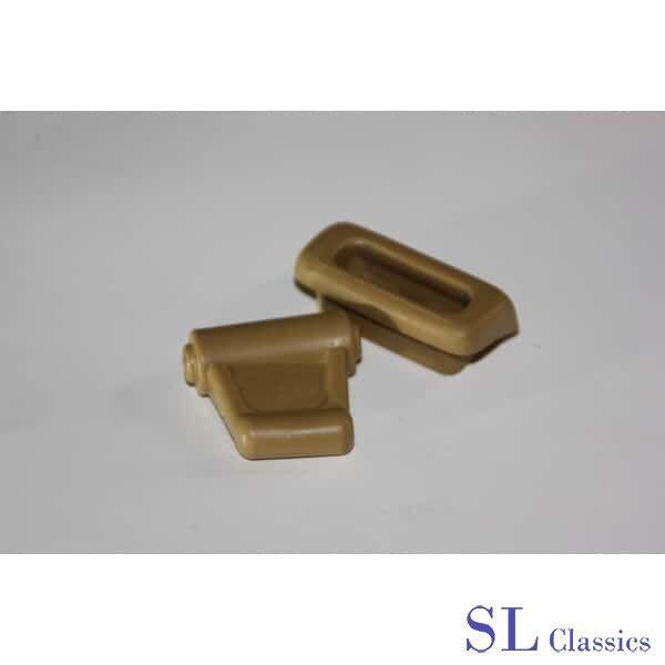 Clipset Beige voor de zonnekleppen Mercedes-Benz SL, Auto-onderdelen, Interieur en Bekleding, Mercedes-Benz, Nieuw, Ophalen of Verzenden