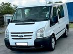 Ford transit 2.2 tdci/airco met dubbele cabine euro 5, Auto's, Bestelwagens en Lichte vracht, Voorwielaandrijving, Euro 5, Wit