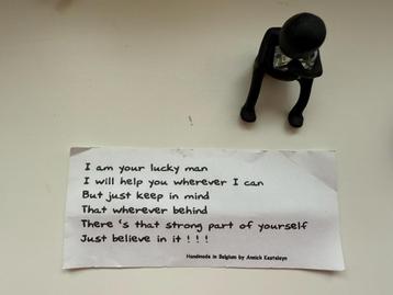 Geluksbrenger “I’m your lucky man”, Enlèvement, Utilisé, Humain
