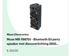 Gloednieuwe MUSE MB-1987DJ speaker, Audio, Tv en Foto, Ophalen of Verzenden, Zo goed als nieuw