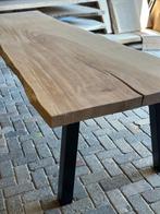 Boomstamtafel eiken, 320 lang, Huis en Inrichting, Ophalen, Nieuw, Eikenhout