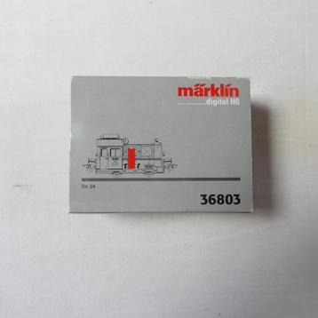 MARKLIN locomotive diesel Köf 36803, Courant alternatif, Comme neuf, Locomotive, Märklin