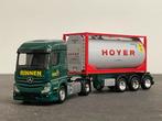 Herpa MB Actros RINNEN - HOYER 1/87, Hobby en Vrije tijd, Modelauto's | 1:87, Ophalen of Verzenden, Zo goed als nieuw, Bus of Vrachtwagen