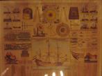 Gravure scheepvaart en scheepvaart instrumenten Chatelain H., Collections, Autres types, Enlèvement, Utilisé, Voilier