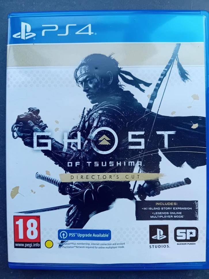 PS4: GHOST OF TSUSHIMA, Games en Spelcomputers, Games | Sony PlayStation 4, Zo goed als nieuw, Avontuur en Actie, 1 speler, Vanaf 18 jaar