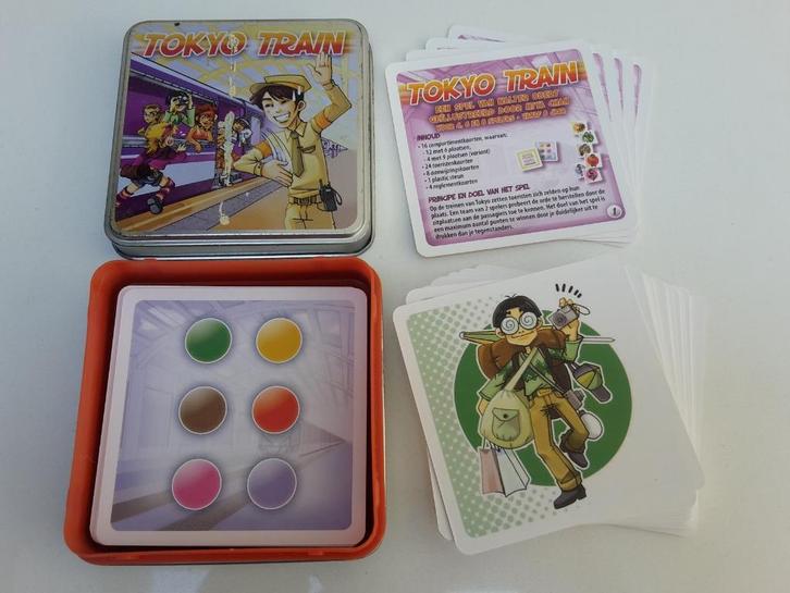 Nieuw spel Tokyo Train, 4, 6 of 8 spelers, + 1 gratis promo, Hobby en Vrije tijd, Gezelschapsspellen | Kaartspellen, Nieuw, Ophalen of Verzenden