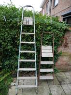 Oude Ladders, Doe-het-zelf en Bouw, Ladders en Trappen, Ophalen, Gebruikt, Ladder, Opvouwbaar of Inschuifbaar