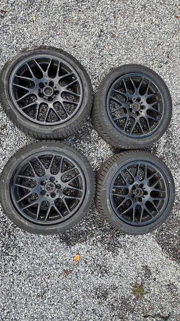 Winterset velgen + banden ex BMW G31, Auto-onderdelen, Banden en Velgen, Banden en Velgen, Winterbanden, 18 inch, 245 mm, Personenwagen