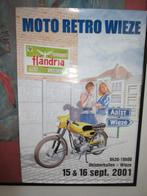 Affiche: Moto retro Wieze 2001., Ophalen, Rechthoekig Staand, Zo goed als nieuw, A1 t/m A3