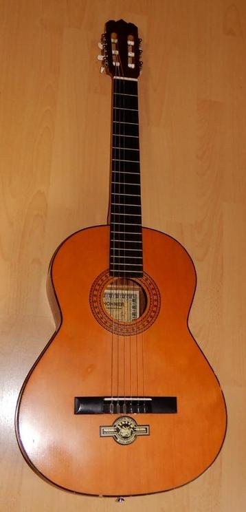 Guitare classique Hohner LC10N + housse, Musique & Instruments, Enlèvement, Utilisé, Guitare classique ou espagnole, Avec valise