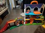 Vtech poppenhuis+garage+hele bak accesoires, Ophalen of Verzenden, Gebruikt
