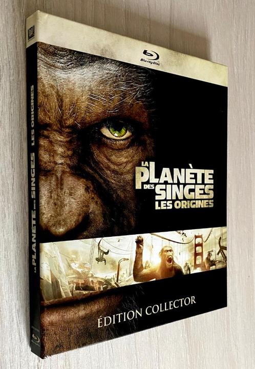 LA PLANÈTE DES SINGES - Les ORIGINES /// Digibook COLLECTOR, CD & DVD, Blu-ray, Comme neuf, Action, Coffret, Enlèvement ou Envoi